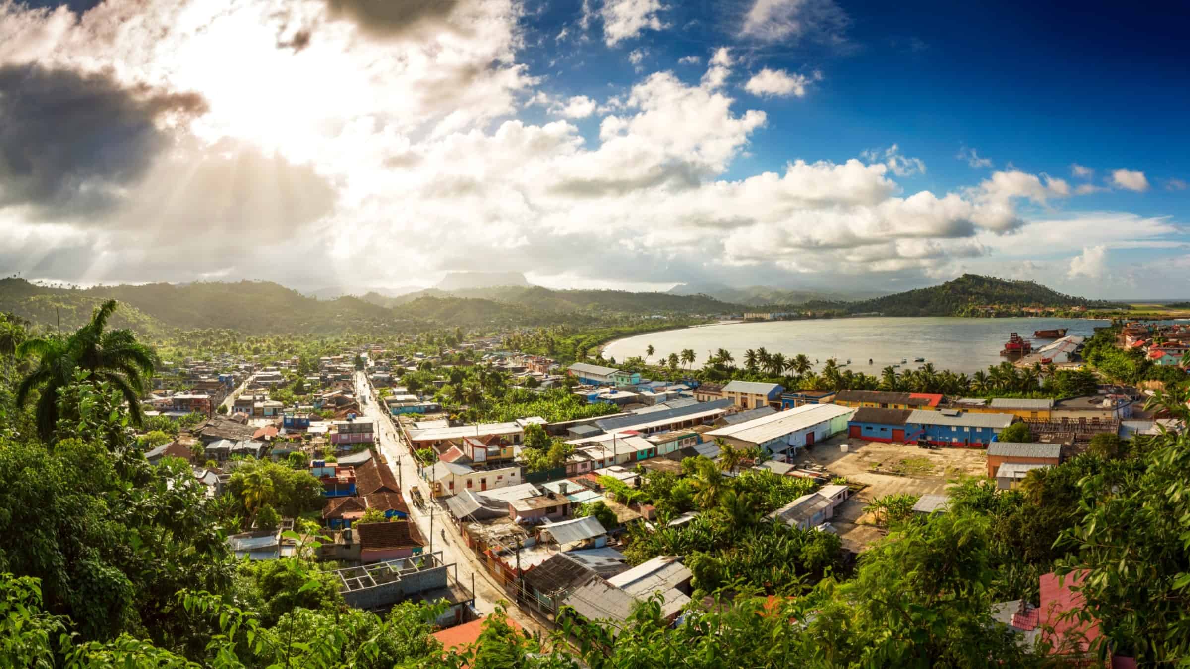 Baracoa bay and El Yunque Cuba 